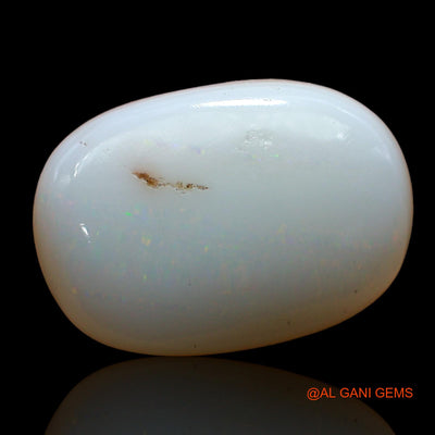 7.00 Cts Unheated Australian Fire Opal Loose Gemstone Oval Cabochon Natural 16x11x6 mm AD-230