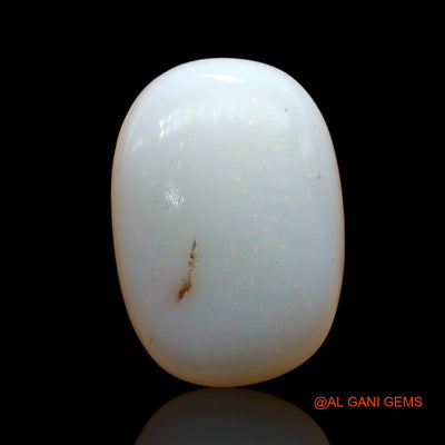 7.00 Cts Unheated Australian Fire Opal Loose Gemstone Oval Cabochon Natural 16x11x6 mm AD-230