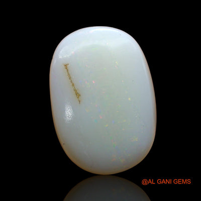 7.00 Cts Unheated Australian Fire Opal Loose Gemstone Oval Cabochon Natural 16x11x6 mm AD-230