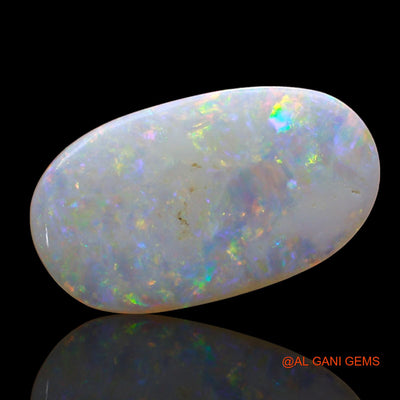 3.00 Cts Natural Australian Fire Opal Loose Gemstone Oval Cabochon 17x9x3 mm AD-231