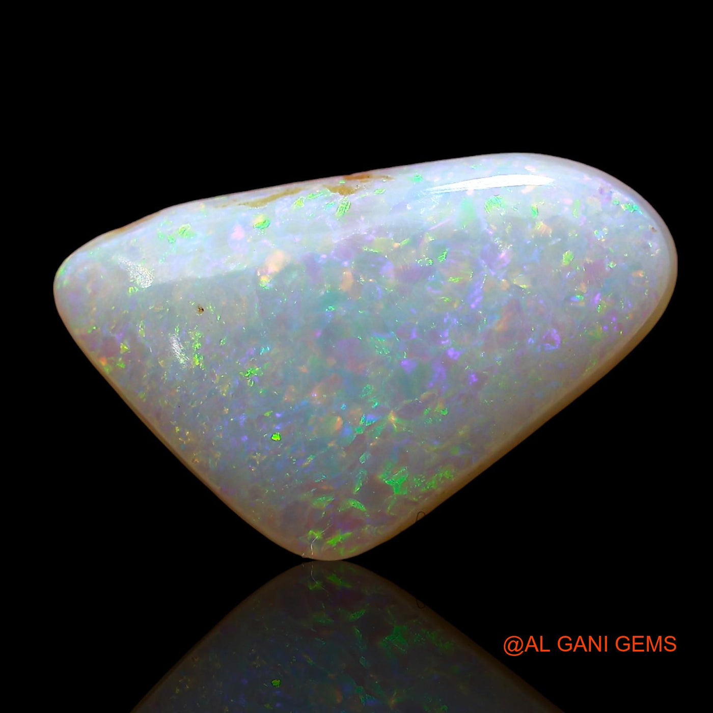 4.00 Cts Natural Australian Fire Opal Trillion Cabochon Loose Gemstone For Jewelry 16x10x4 mm AD-232