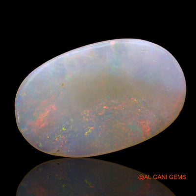 Natural Untreated Fire Opal Loose Gemstone Oval Cabochon From Australia 3.00 Cts 16x10x2 mm AD-234