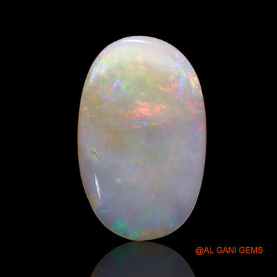 Natural Untreated Fire Opal Loose Gemstone Oval Cabochon From Australia 3.00 Cts 16x10x2 mm AD-234