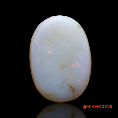 Natural Fire Opal Gemstone 6.00 Cts Loose Oval Cabochon From Australia 16x11x4 mm AD-236