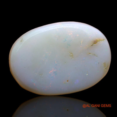 Natural Fire Opal Gemstone 6.00 Cts Loose Oval Cabochon From Australia 16x11x4 mm AD-236