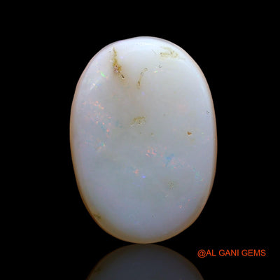 Natural Fire Opal Gemstone 6.00 Cts Loose Oval Cabochon From Australia 16x11x4 mm AD-236