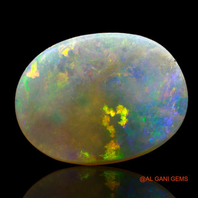4.00 Cts Natural Australian Fire Opal Loose Gemstone Oval Cabochon 16x12x3 mm AD-23