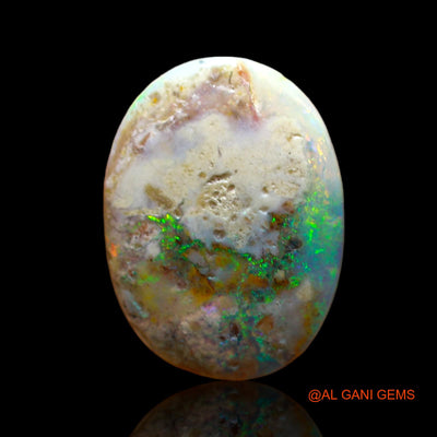 4.00 Cts Natural Australian Fire Opal Loose Gemstone Oval Cabochon 16x12x3 mm AD-23