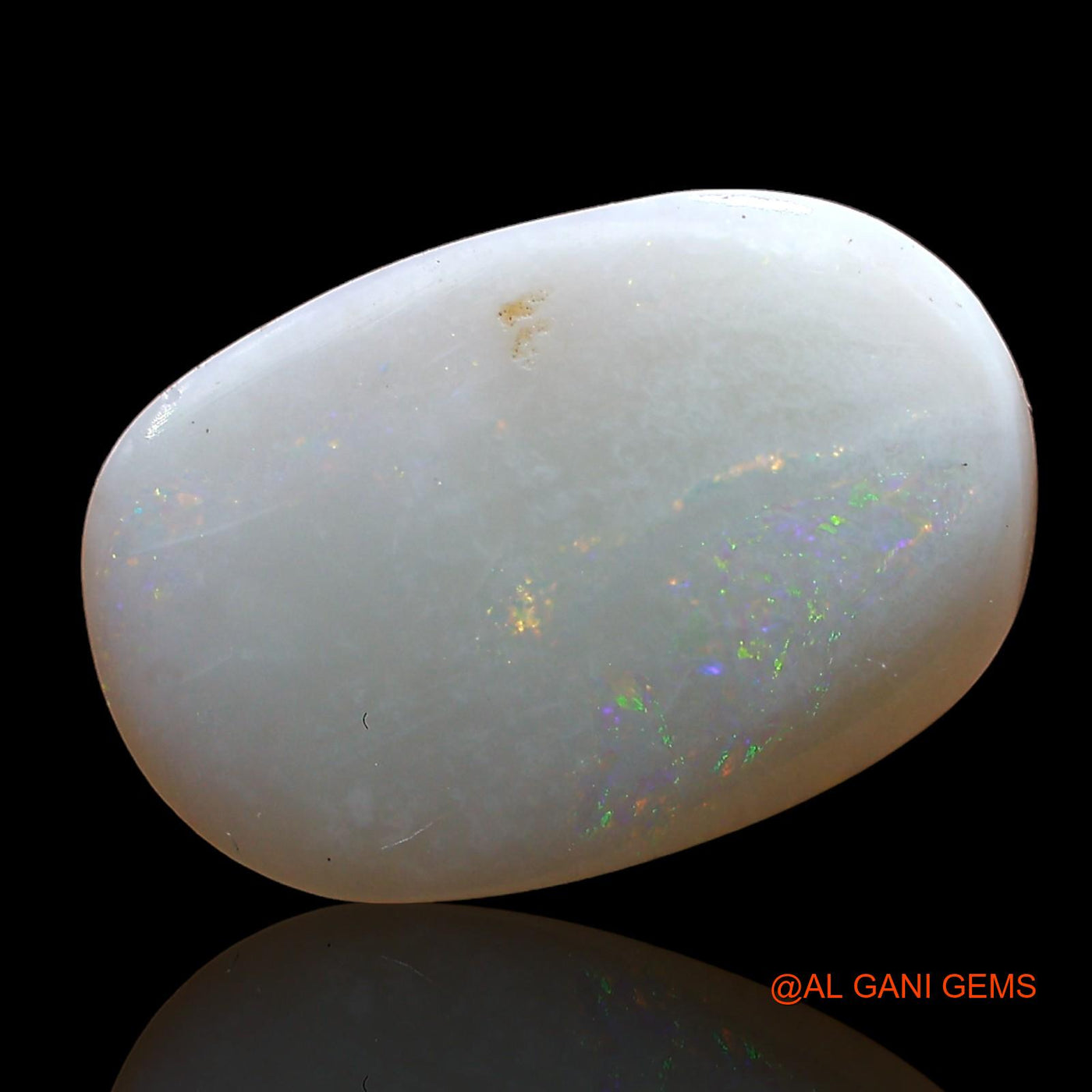 3.00 Cts Natural Australian Fire Opal Oval Cabochon Loose Gemstone For Jewelry 15x10x2 mm AD-240