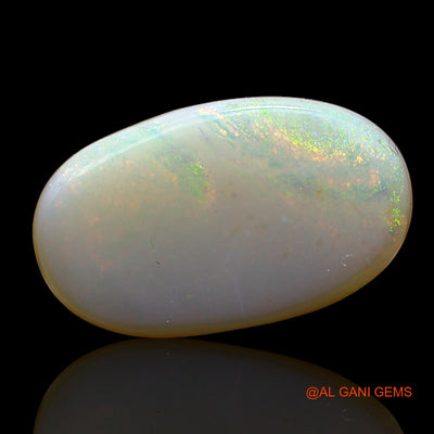Natural Untreated Fire Opal Loose Gemstone Oval Cabochon From Australia 4.00 Cts 16x9x3 mm AD-241