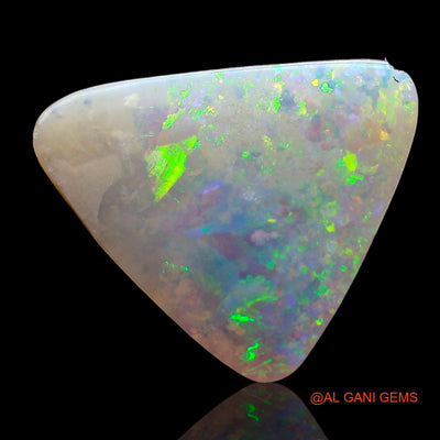 2.00 Cts Unheated Australian Fire Opal Loose Gemstone Trillion Cabochon Natural 13x12x2 mm AD-247