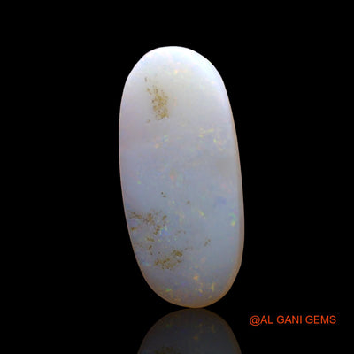 Natural Fire Opal Gemstone 2.00 Cts Loose Oval Cabochon From Australia 18x8x2 mm AD-248