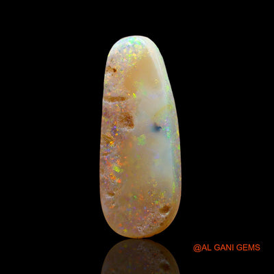 2.00 Cts Natural Australian Fire Opal Loose Gemstone Fancy Cabochon 17x7x2 mm AD-249