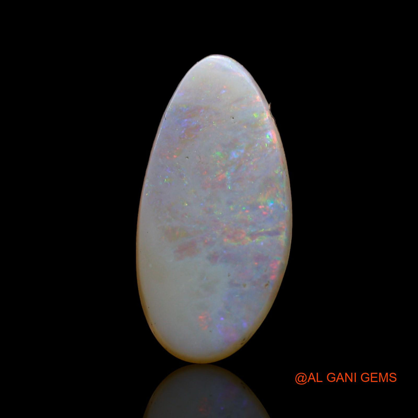 4.00 Cts Natural Australian Fire Opal Fancy Cabochon Loose Gemstone For Jewelry 18x9x3 mm AD-24