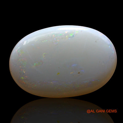 Natural Untreated Fire Opal Loose Gemstone Oval Cabochon From Australia 2.00 Cts 16x10x2 mm AD-251