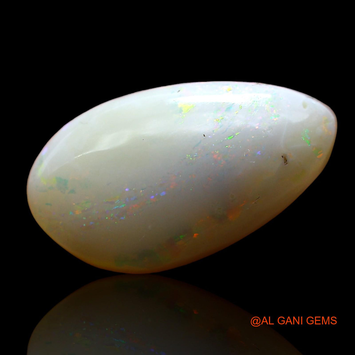 5.00 Cts Natural Australian Fire Opal Pear Cabochon Loose Gemstone For Jewelry 16x9x5 mm AD-252