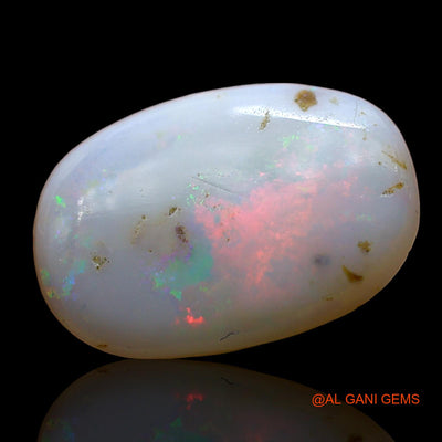 3.00 Cts Natural Australian Fire Opal Loose Gemstone Oval Cabochon 15x10x3 mm AD-253