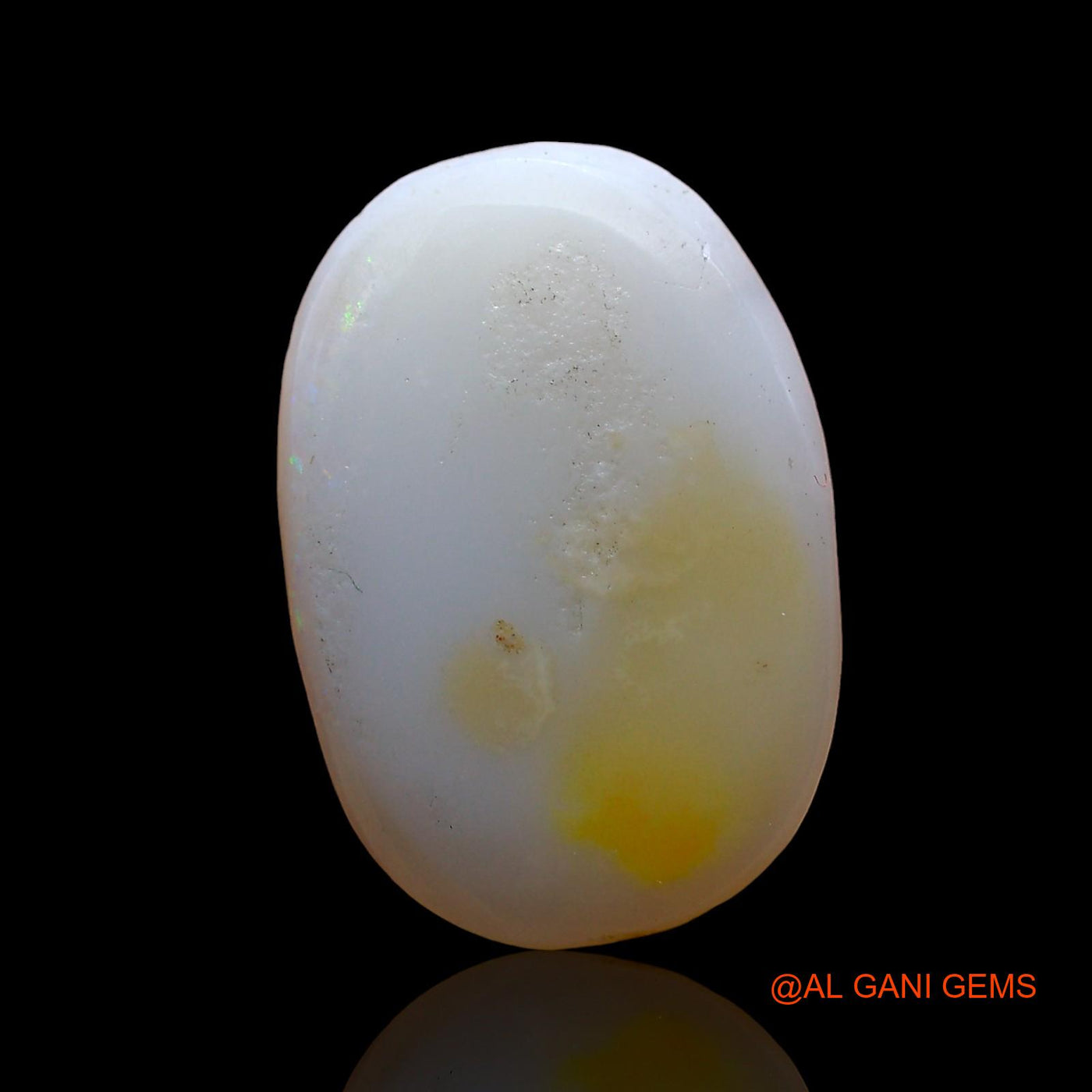 3.00 Cts Natural Australian Fire Opal Loose Gemstone Oval Cabochon 15x10x3 mm AD-253