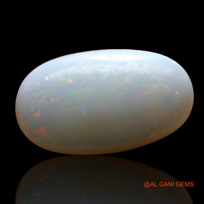 Natural Fire Opal Gemstone 4.00 Cts Loose Oval Cabochon From Australia 15x9x4 mm AD-255