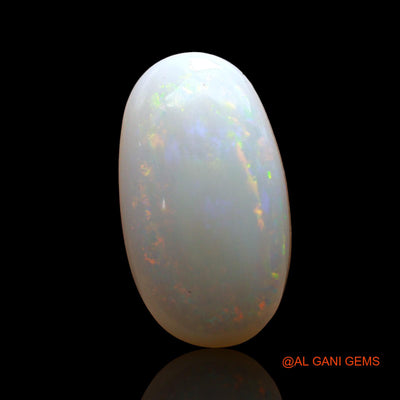 Natural Fire Opal Gemstone 4.00 Cts Loose Oval Cabochon From Australia 15x9x4 mm AD-255