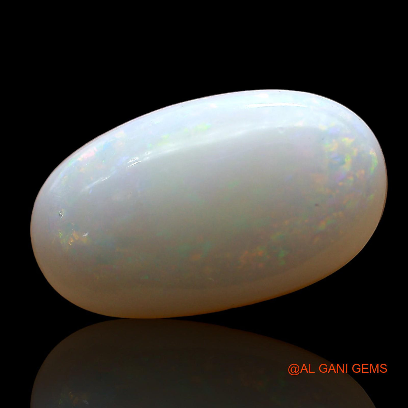Natural Fire Opal Gemstone 4.00 Cts Loose Oval Cabochon From Australia 15x9x4 mm AD-255