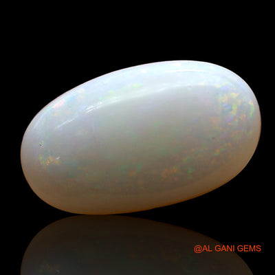 Natural Fire Opal Gemstone 4.00 Cts Loose Oval Cabochon From Australia 15x9x4 mm AD-255