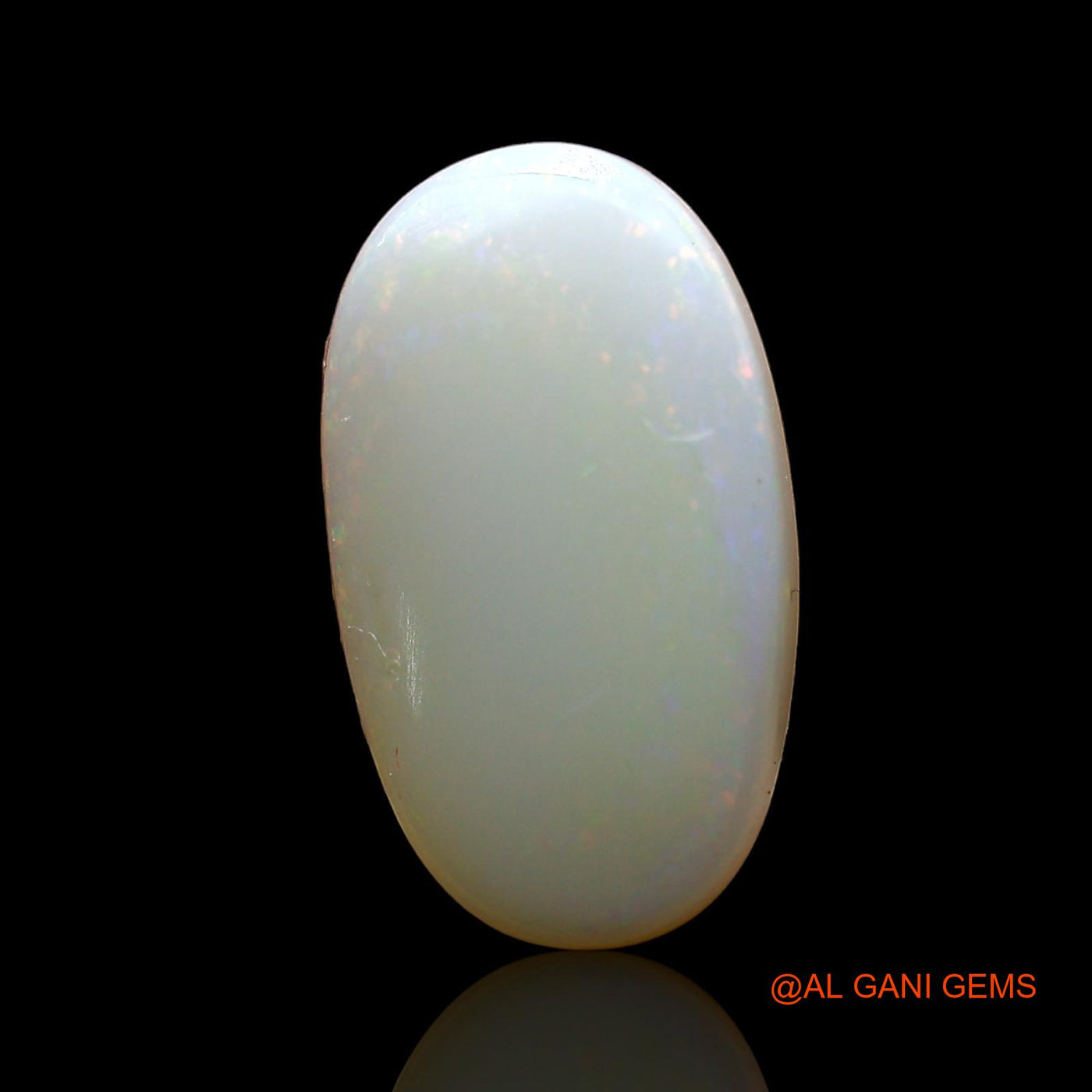 Natural Fire Opal Gemstone 4.00 Cts Loose Oval Cabochon From Australia 15x9x4 mm AD-255