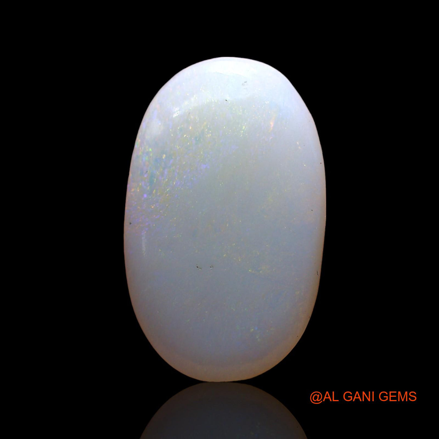 Natural Untreated Fire Opal Loose Gemstone Oval Cabochon From Australia 3.00 Cts 16x10x3 mm AD-256