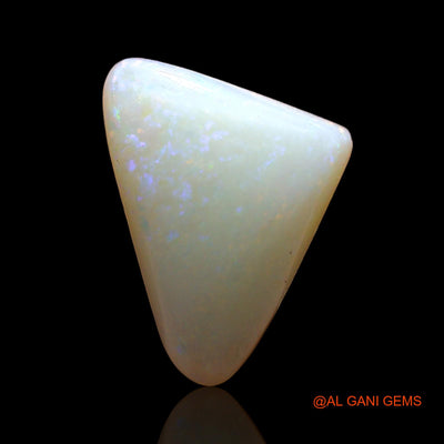 3.00 Cts Natural Australian Fire Opal Trillion Cabochon Loose Gemstone For Jewelry 15x10x4 mm AD-258