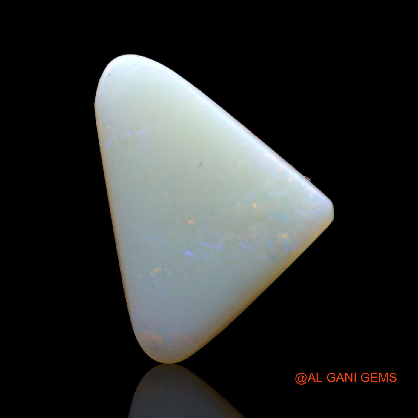 3.00 Cts Natural Australian Fire Opal Trillion Cabochon Loose Gemstone For Jewelry 15x10x4 mm AD-258