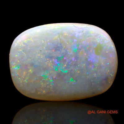 3.00 Cts Natural Australian Fire Opal Loose Gemstone Oval Cabochon 15x11x2 mm AD-25
