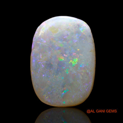 3.00 Cts Natural Australian Fire Opal Loose Gemstone Oval Cabochon 15x11x2 mm AD-25