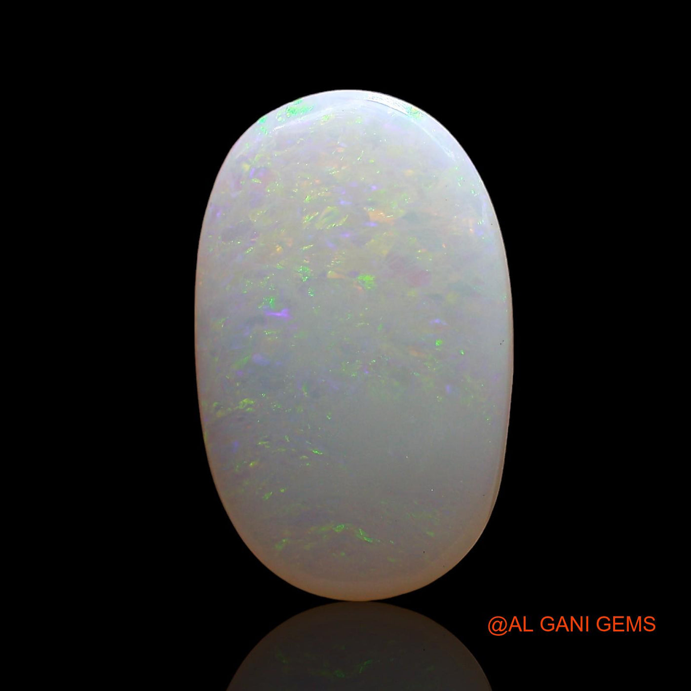 2.00 Cts Natural Australian Fire Opal Loose Gemstone Oval Cabochon 15x9x2 mm AD-261