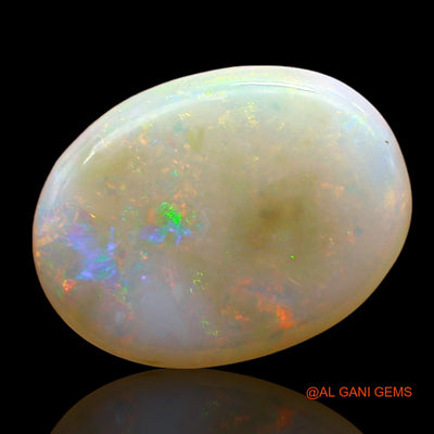 Natural Untreated Fire Opal Loose Gemstone Oval Cabochon From Australia 4.00 Cts 14x11x3 mm AD-263