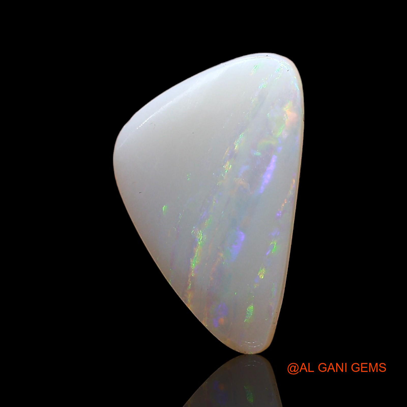 2.00 Cts Natural Australian Fire Opal Loose Gemstone Trillion Cabochon 15x9x3 mm AD-267