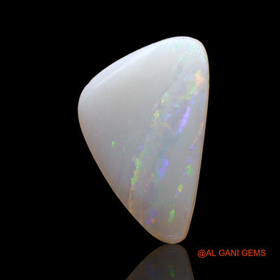 2.00 Cts Natural Australian Fire Opal Loose Gemstone Trillion Cabochon 15x9x3 mm AD-267