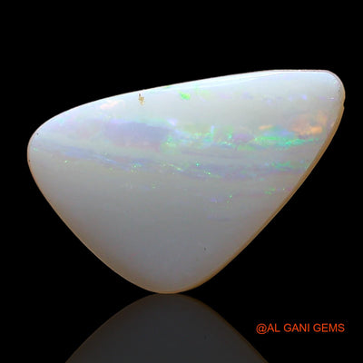 2.00 Cts Natural Australian Fire Opal Loose Gemstone Trillion Cabochon 15x9x3 mm AD-267