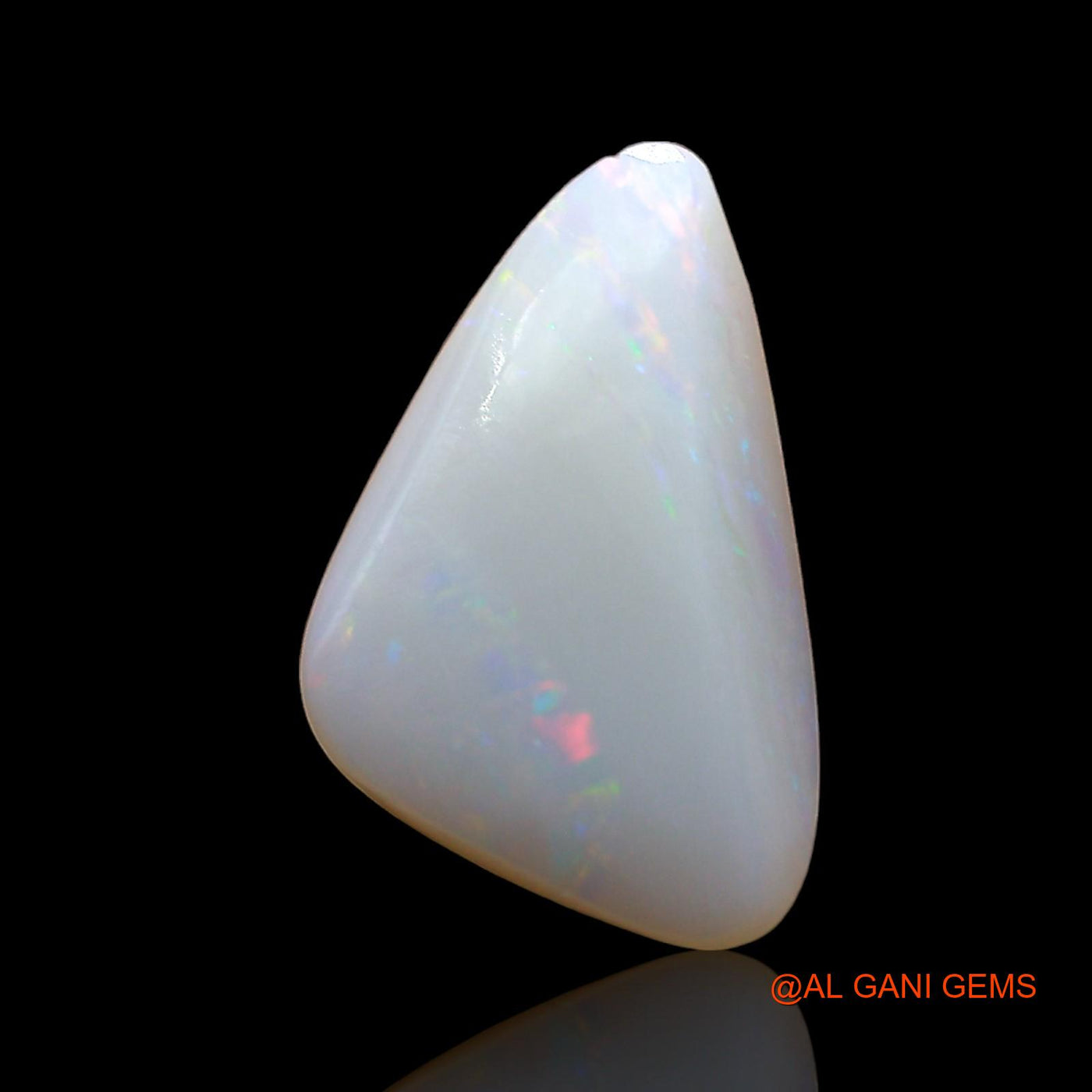 2.00 Cts Natural Australian Fire Opal Loose Gemstone Trillion Cabochon 15x9x3 mm AD-267