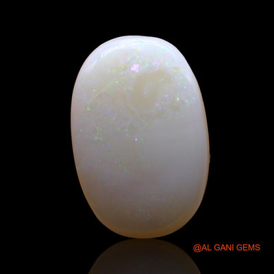 4.00 Cts Unheated Australian Fire Opal Loose Gemstone Oval Cabochon Natural 15x10x4 mm AD-268