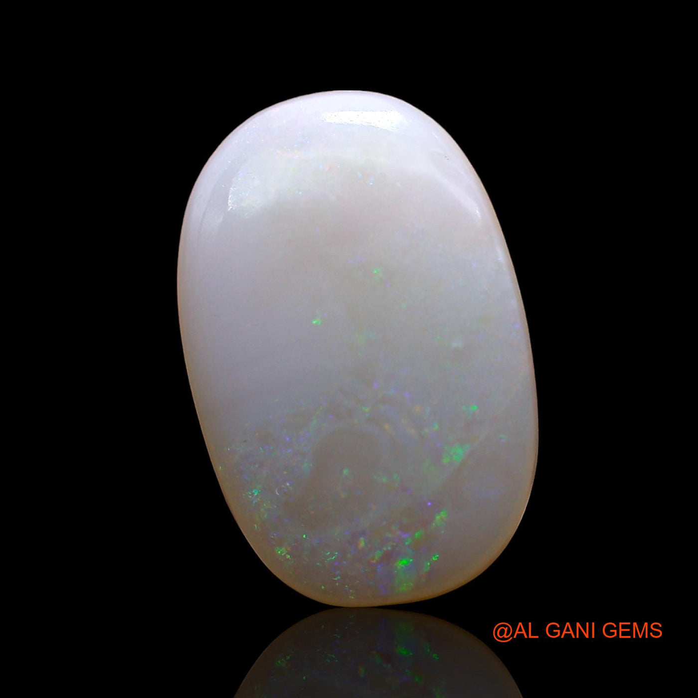 4.00 Cts Unheated Australian Fire Opal Loose Gemstone Oval Cabochon Natural 15x10x4 mm AD-268