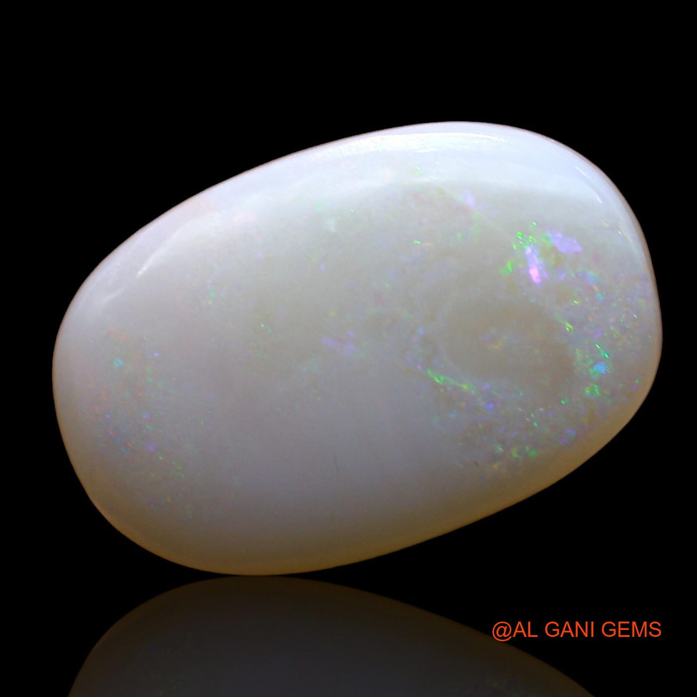 4.00 Cts Unheated Australian Fire Opal Loose Gemstone Oval Cabochon Natural 15x10x4 mm AD-268