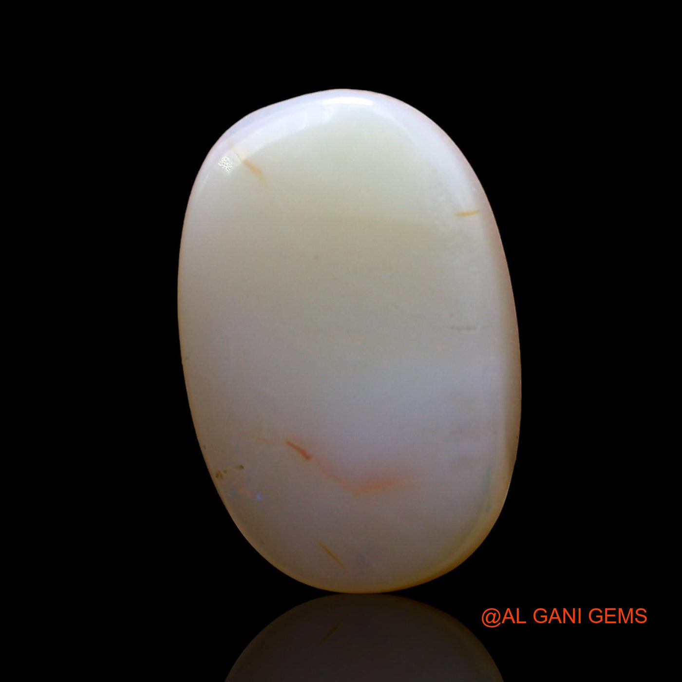 4.00 Cts Unheated Australian Fire Opal Loose Gemstone Oval Cabochon Natural 15x10x4 mm AD-268