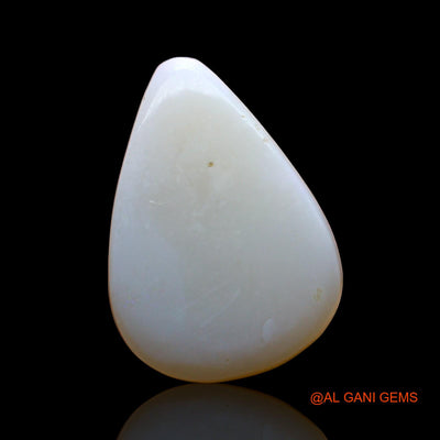 2.00 Cts Natural Australian Fire Opal Loose Gemstone Pear Cabochon 14x10x2 mm AD-269