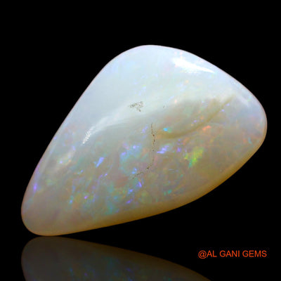 3.00 Cts Natural Australian Fire Opal Loose Gemstone Fancy Cabochon 15x9x3 mm AD-270
