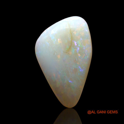 3.00 Cts Natural Australian Fire Opal Loose Gemstone Fancy Cabochon 15x9x3 mm AD-270