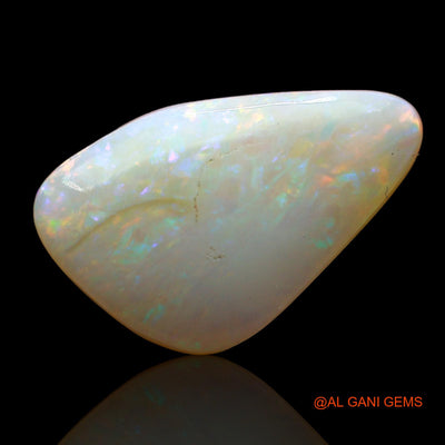 3.00 Cts Natural Australian Fire Opal Loose Gemstone Fancy Cabochon 15x9x3 mm AD-270
