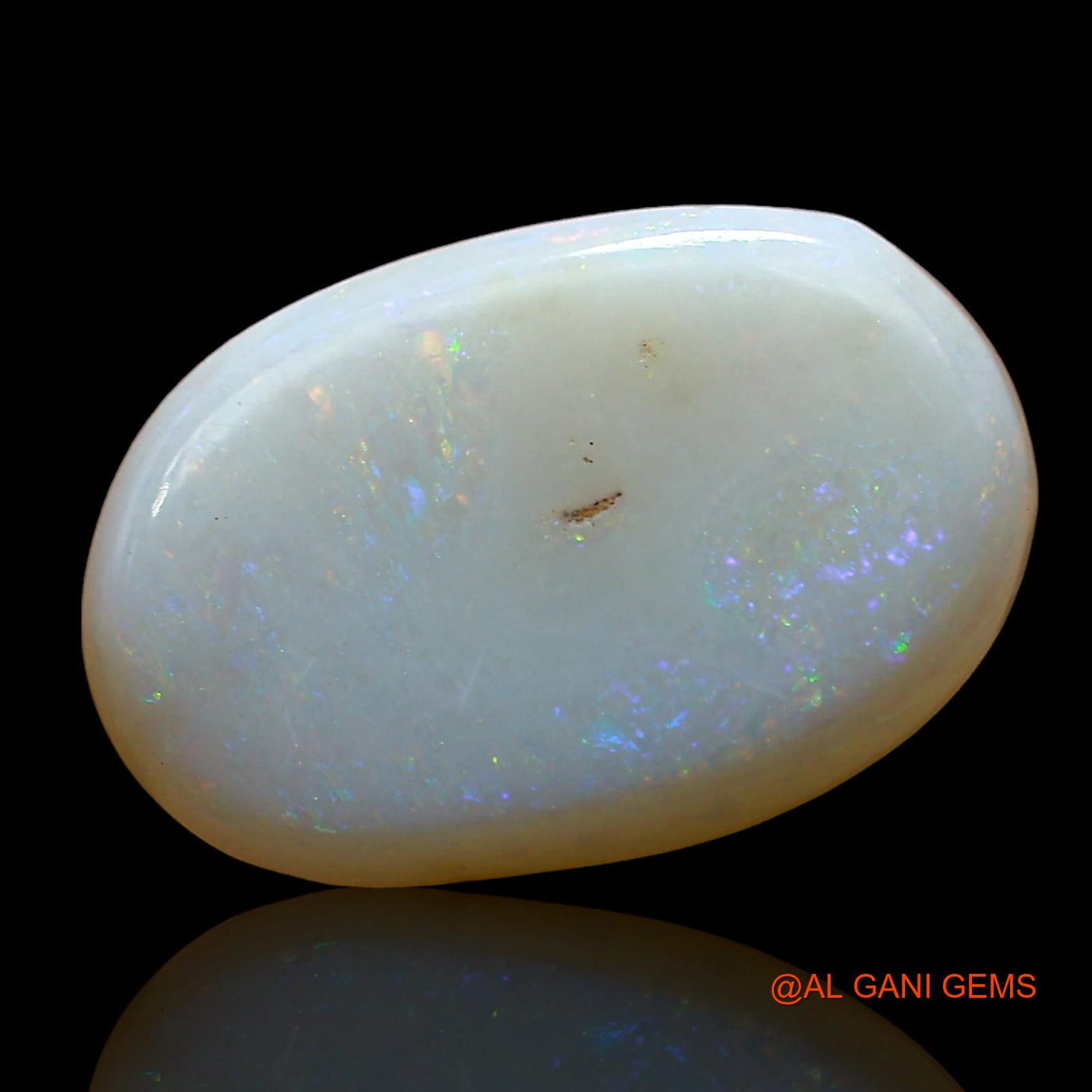 4.00 Cts Natural Australian Fire Opal Loose Gemstone Oval Cabochon 15x10x3 mm AD-271