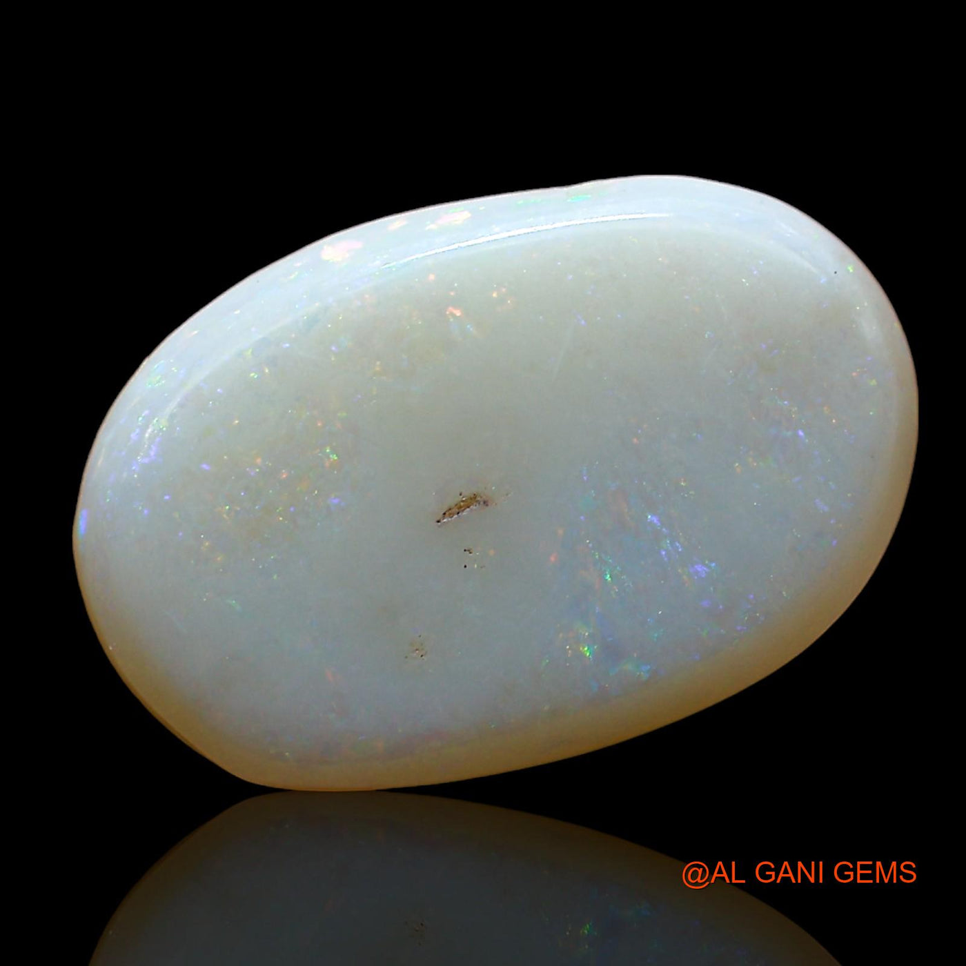 4.00 Cts Natural Australian Fire Opal Loose Gemstone Oval Cabochon 15x10x3 mm AD-271