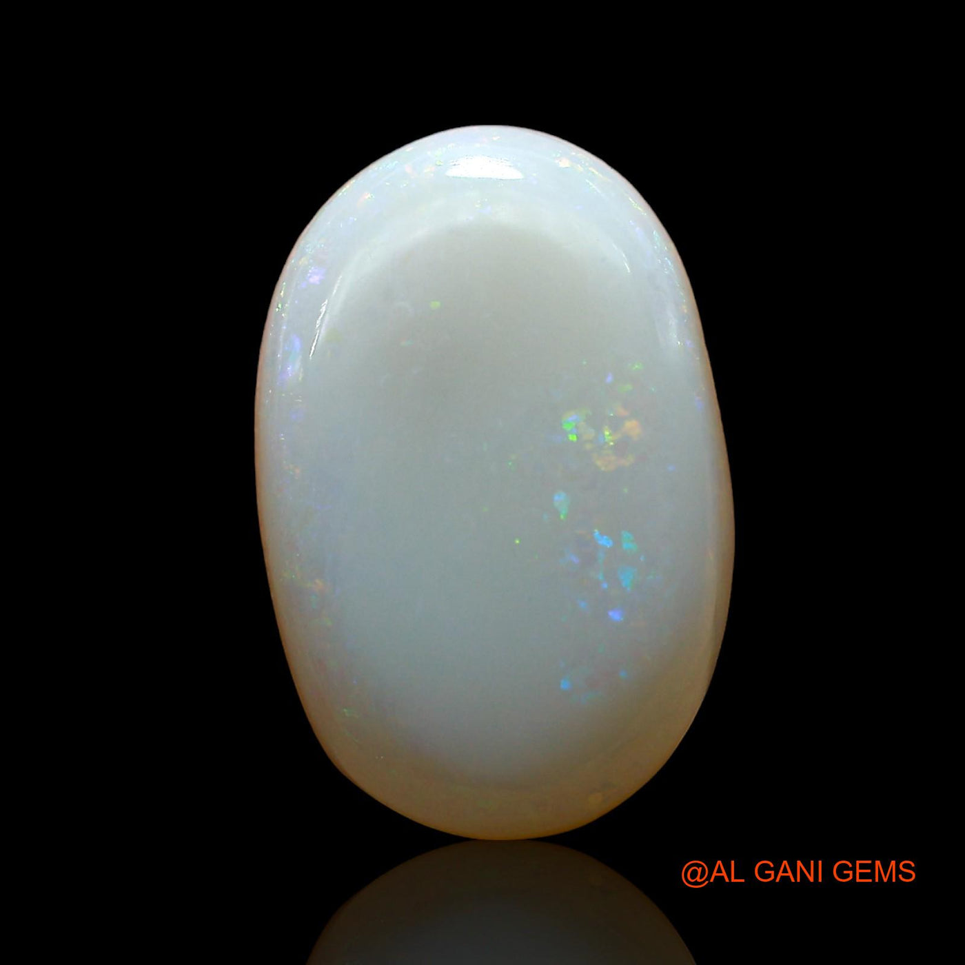 4.00 Cts Natural Australian Fire Opal Loose Gemstone Oval Cabochon 15x10x3 mm AD-271