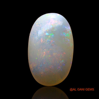 3.00 Cts Natural Australian Fire Opal Loose Gemstone Oval Cabochon 15x9x4 mm AD-272